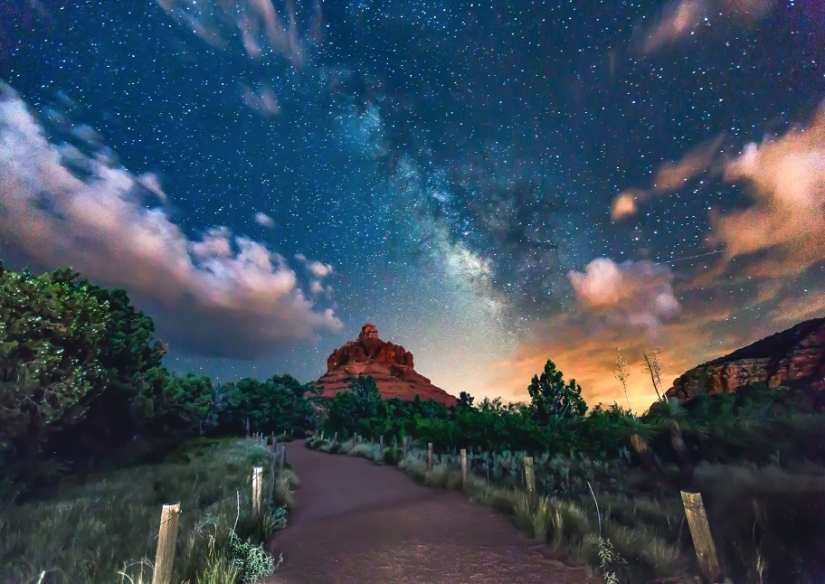 The seal got into the frame while the photographer was shooting the Milky Way The seal got into the frame while the photographer was shooting the Milky Way
