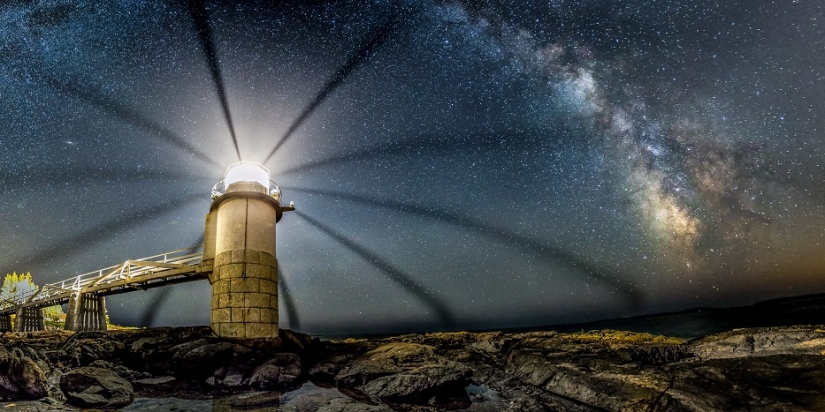 The seal got into the frame while the photographer was shooting the Milky Way The seal got into the frame while the photographer was shooting the Milky Way