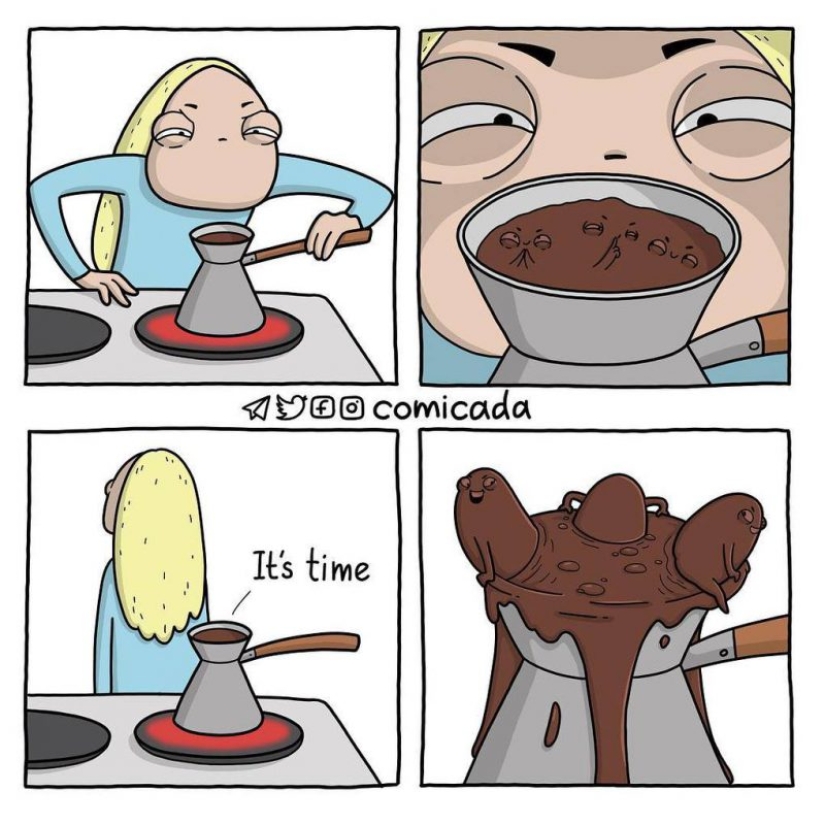 The stars of the Russian showbiz in the images of superheroes and other funny comics by the artist from Chelyabinsk