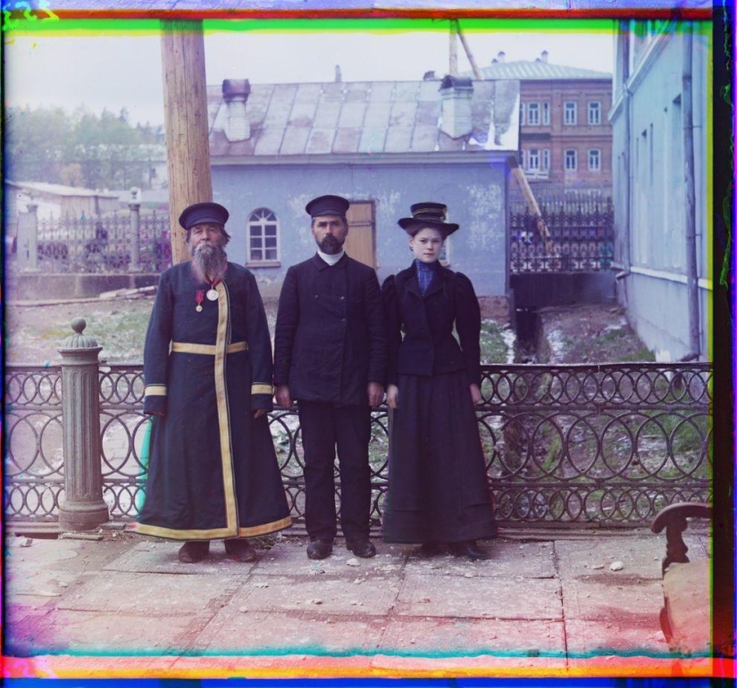 The very first color portraits of Russian residents The very first color portraits of Russian residents