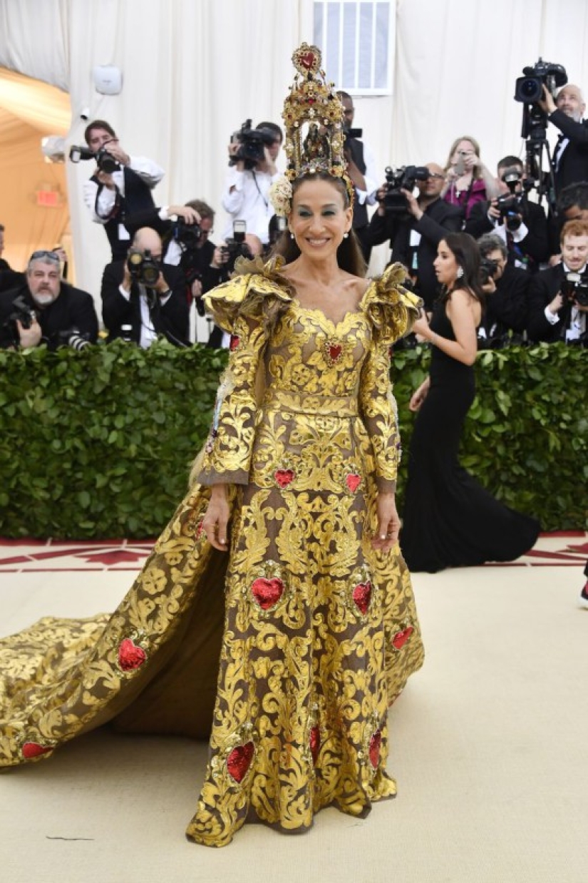 The Virgin Mary, Jesus Christ, the Pope and other images of stars at the Met Gala 2018