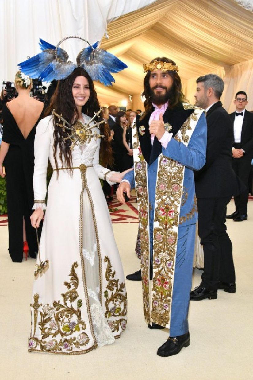 The Virgin Mary, Jesus Christ, the Pope and other images of stars at the Met Gala 2018