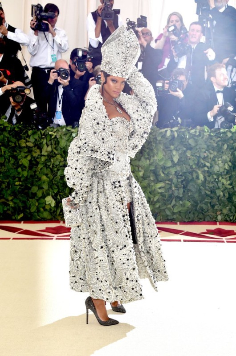 The Virgin Mary, Jesus Christ, the Pope and other images of stars at the Met Gala 2018
