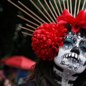 The Walking Dead: a traditional parade in honor of the Day of the Dead was held in Mexico
