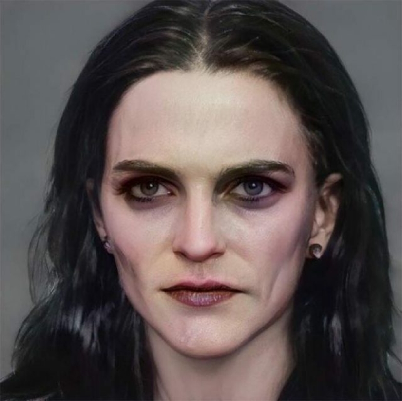 The woman showed how the characters of "Harry Potter" should have looked according to the descriptions in the books The woman showed how the characters of "Harry Potter" should have looked according to the descriptions in the books
