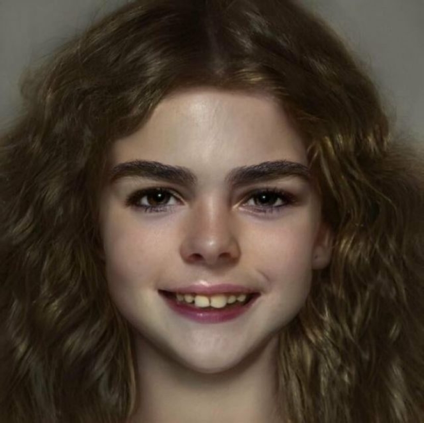 The woman showed how the characters of "Harry Potter" should have looked according to the descriptions in the books The woman showed how the characters of "Harry Potter" should have looked according to the descriptions in the books