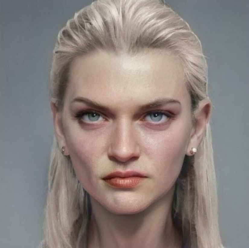 The woman showed how the characters of "Harry Potter" should have looked according to the descriptions in the books The woman showed how the characters of "Harry Potter" should have looked according to the descriptions in the books