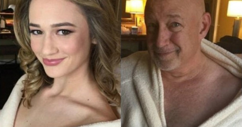 These are genes: a witty dad parodied his daughter's glamorous photo shoot