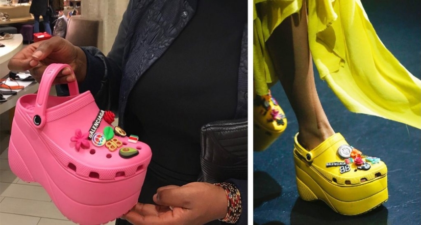 These designer crocs on the platform are disassembled for $ 850!