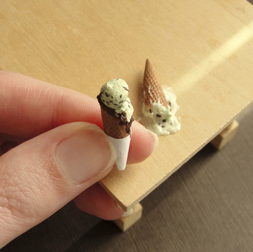 These mini clay sculptures look so much like real food that your mouth is watering These mini clay sculptures look so much like real food that your mouth is watering