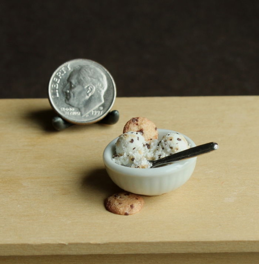 These mini clay sculptures look so much like real food that your mouth is watering These mini clay sculptures look so much like real food that your mouth is watering