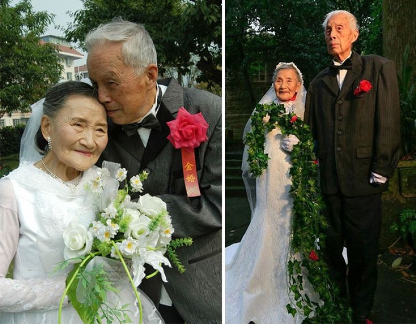 This couple recreated their wedding day after 70 years