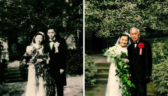 This couple recreated their wedding day after 70 years