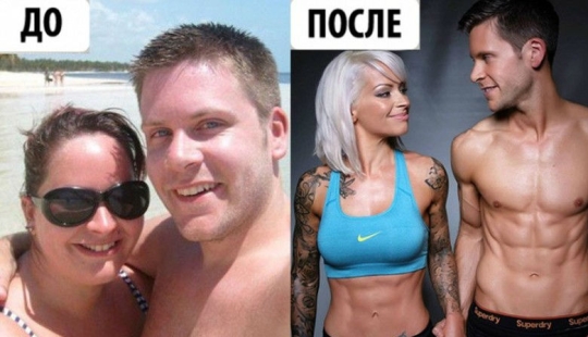 This couple wanted to look good at the wedding, and that's what came out of it