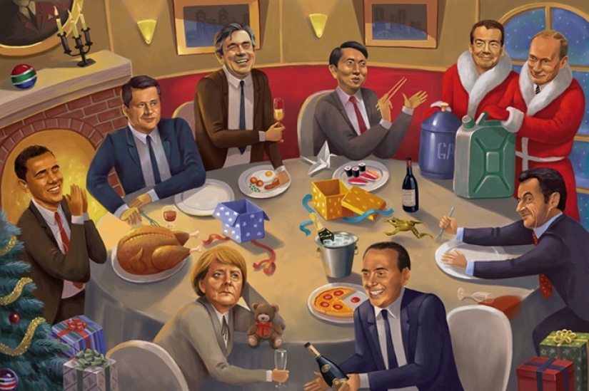 This crazy world in the ironic drawings of illustrator Dmitry Korotchenko