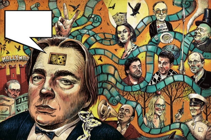 This crazy world in the ironic drawings of illustrator Dmitry Korotchenko