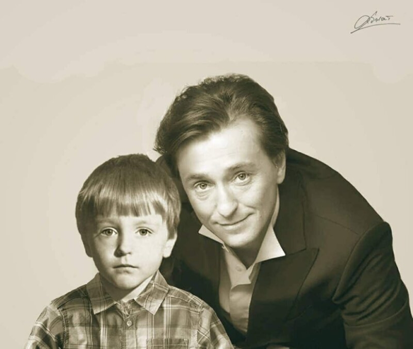 "Through Time": 30 Russian celebrities posing with young versions of themselves "Through Time": 30 Russian celebrities posing with young versions of themselves