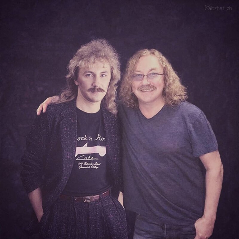 "Through Time": 30 Russian celebrities posing with young versions of themselves "Through Time": 30 Russian celebrities posing with young versions of themselves