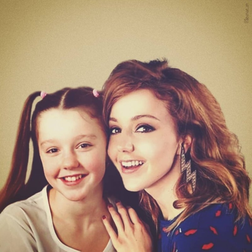 "Through Time": 30 Russian celebrities posing with young versions of themselves "Through Time": 30 Russian celebrities posing with young versions of themselves