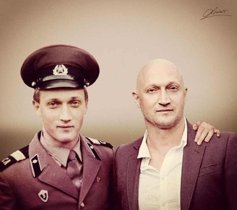 "Through Time": 30 Russian celebrities posing with young versions of themselves "Through Time": 30 Russian celebrities posing with young versions of themselves