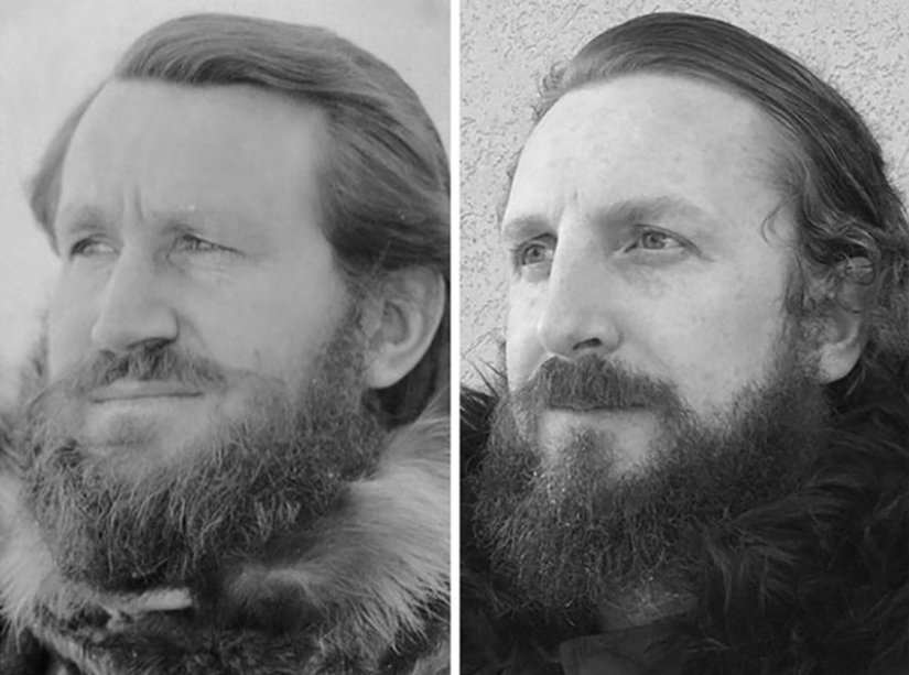 Time machine: 21 photos from the past that have been recreated in our time Time machine: 21 photos from the past that have been recreated in our time