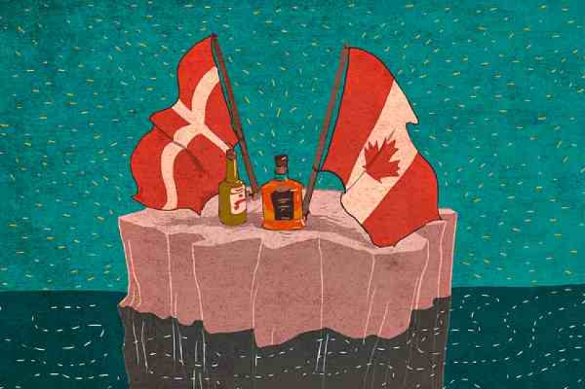 Tira y afloja insular: Canadá y Dinamarca libran la guerra más extraña de la historia de la humanidad