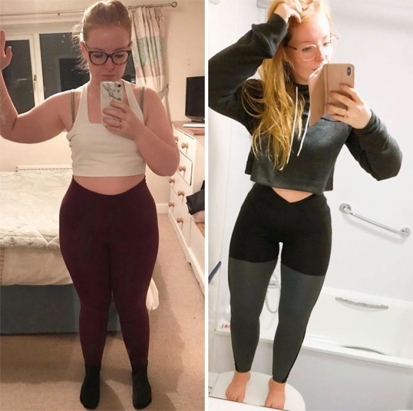 "¡Tirad las escamas!": 20 chicas que han cambiado mucho sin perder un kilo