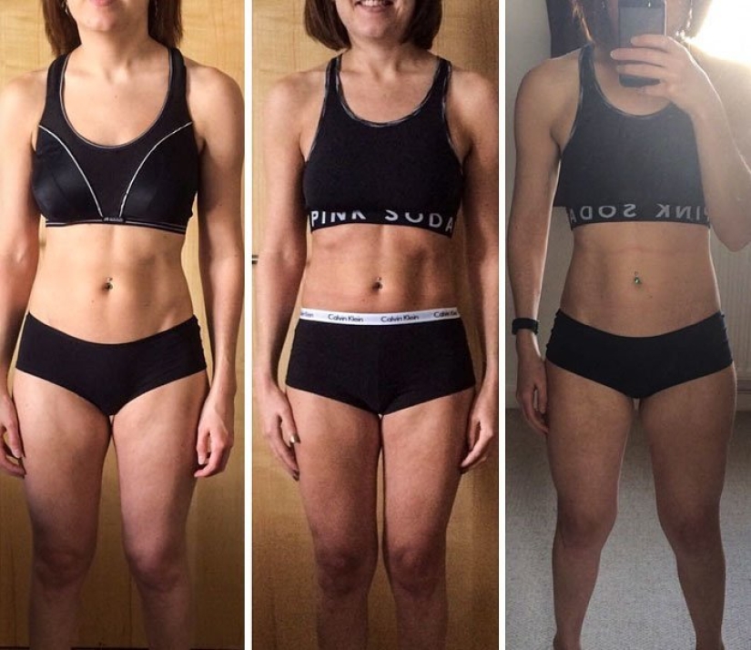 "¡Tirad las escamas!": 20 chicas que han cambiado mucho sin perder un kilo