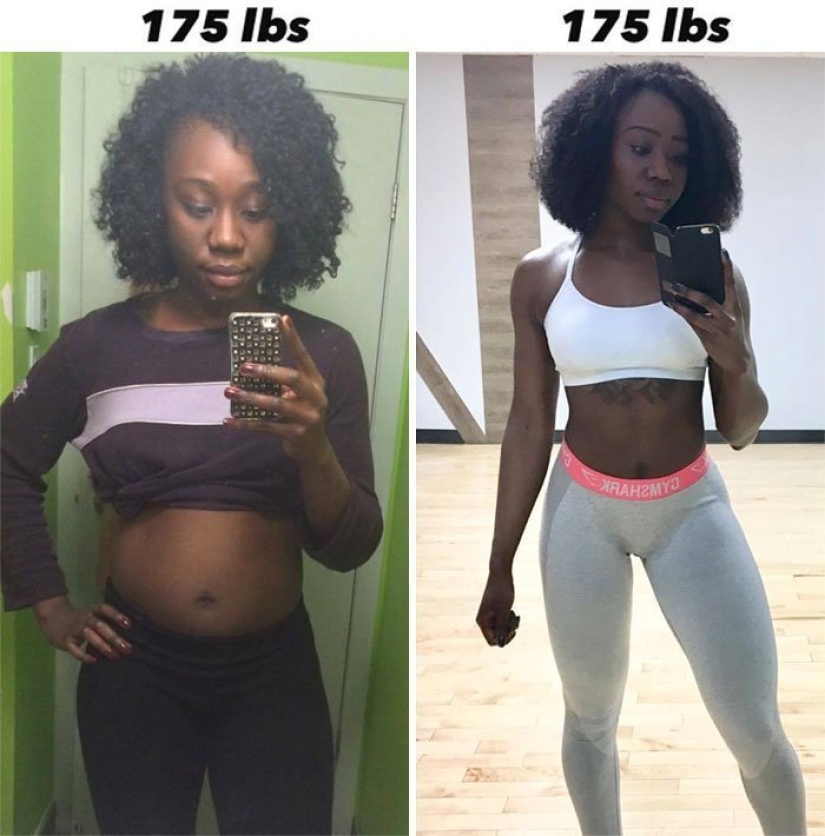 "¡Tirad las escamas!": 20 chicas que han cambiado mucho sin perder un kilo