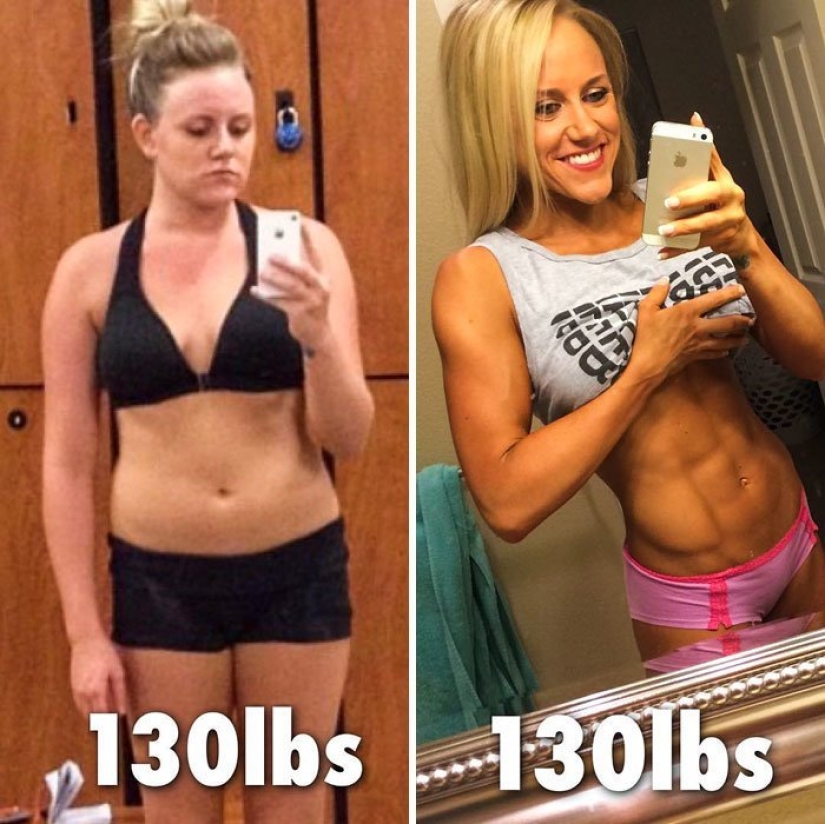 "¡Tirad las escamas!": 20 chicas que han cambiado mucho sin perder un kilo