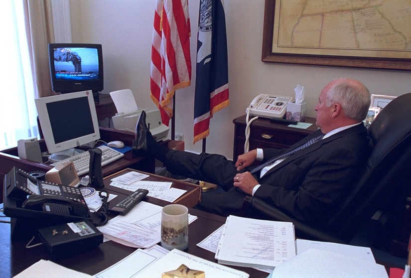 Top US officials during the September 11 terrorist attack