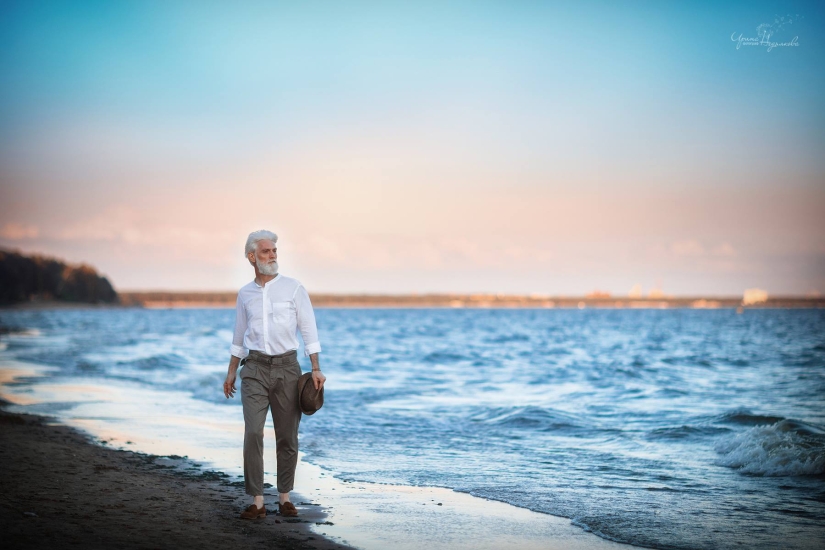 Touching photo shoot of an elderly couple from a Russian photographer Touching photo shoot of an elderly couple from a Russian photographer