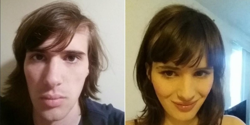 Transformation from man to woman: a gradual process that took 17 months