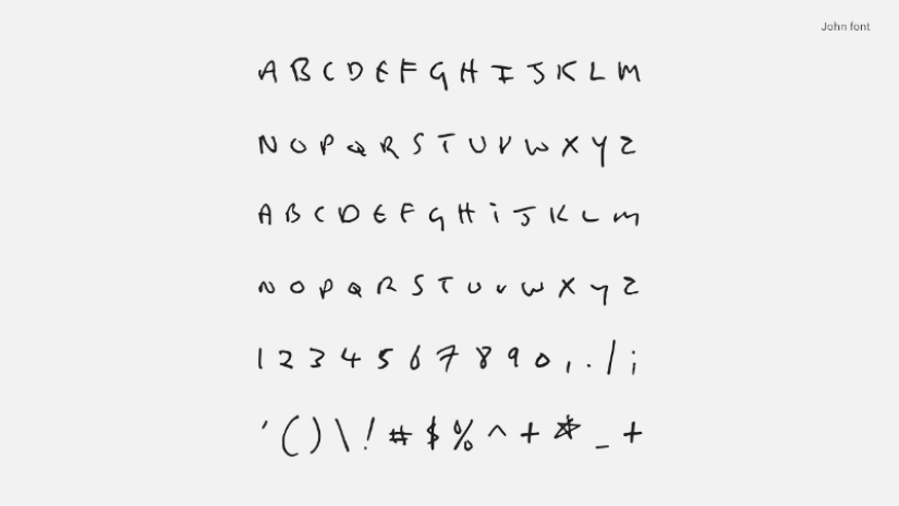 Type like teen spirit: Artists made computer fonts from the handwriting of Kurt Cobain, John Lennon and David Bowie