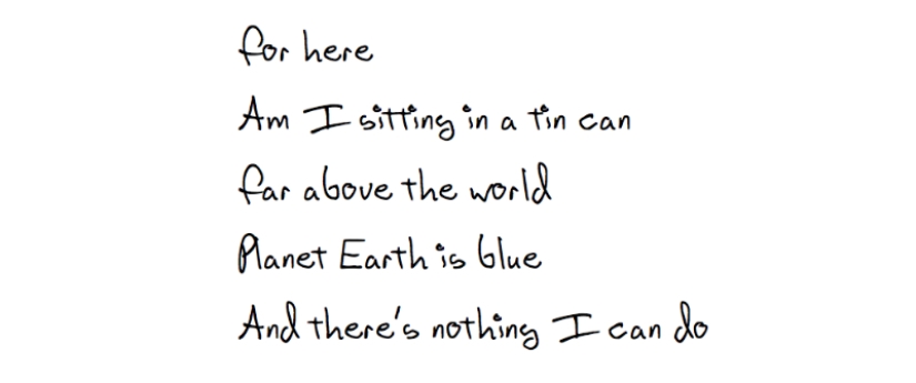 Type like teen spirit: Artists made computer fonts from the handwriting of Kurt Cobain, John Lennon and David Bowie