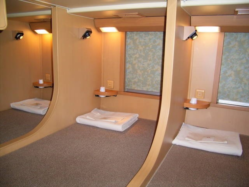 Un asiento reservado en el tren nocturno japonés Sunrise Izumo