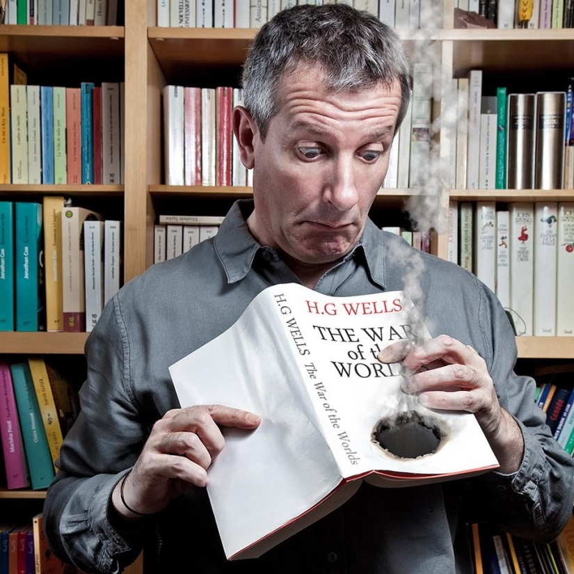 Un divertido proyecto fotográfico sobre libros que no todos entenderán