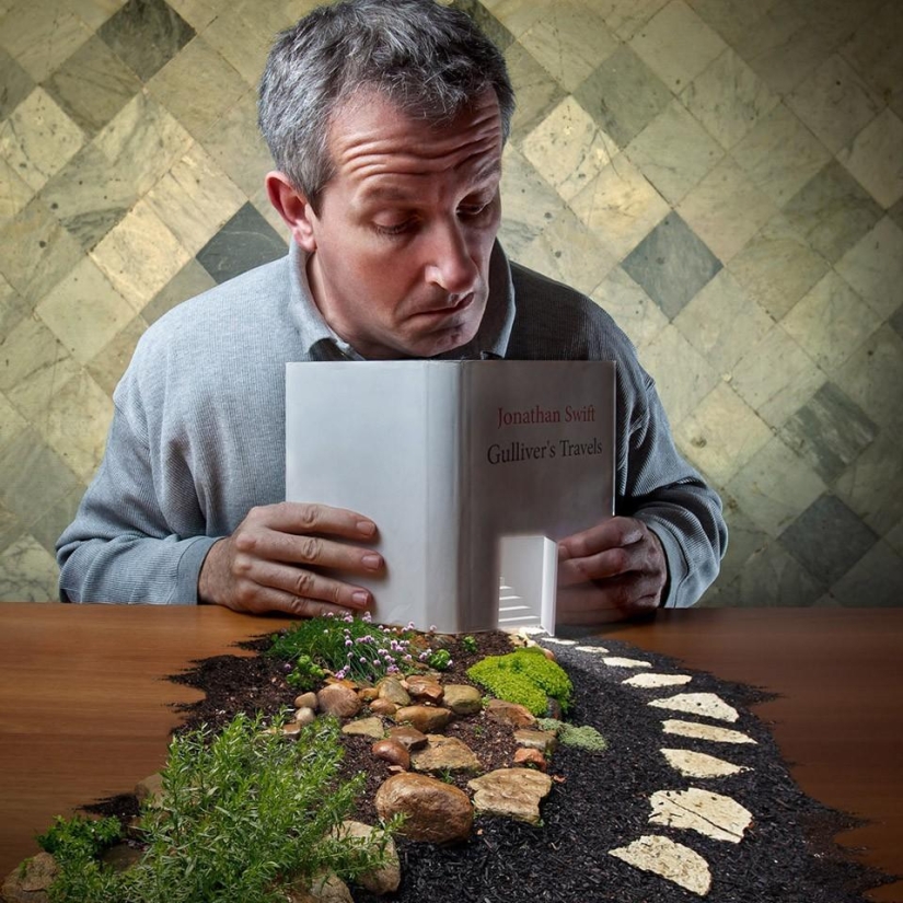 Un divertido proyecto fotográfico sobre libros que no todos entenderán