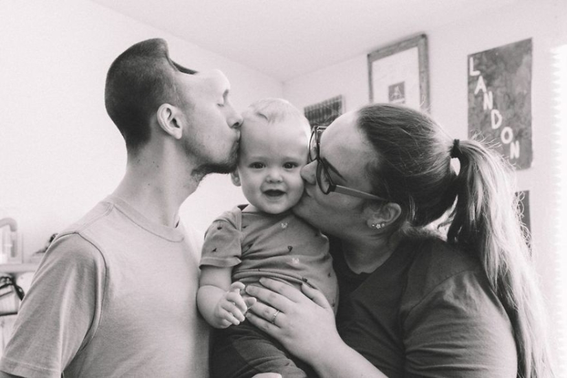 Un ensayo de una mujer estadounidense cuyo esposo casi muere a causa de bebidas energéticas y salió de un coma cuando nació su hijo