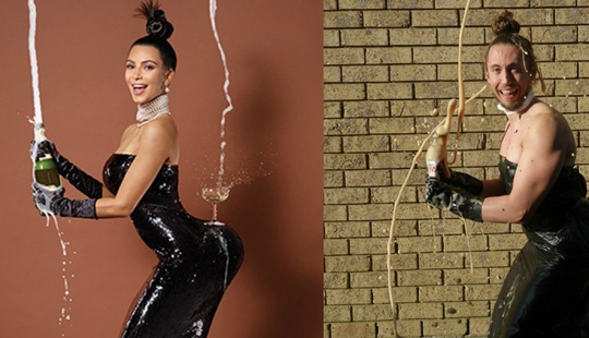 Un terapeuta de Sydney parodia fotos famosas de estrellas por el bien de los pacientes con cáncer Un terapeuta de Sydney parodia fotos famosas de estrellas por el bien de los pacientes con cáncer