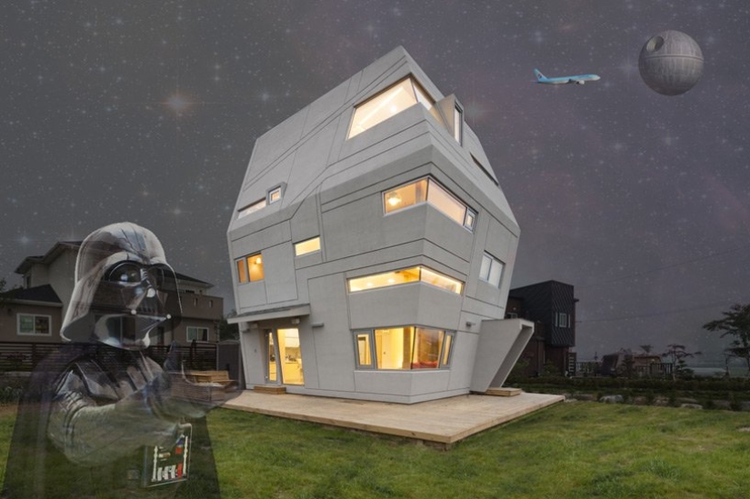 Una casa al estilo de "Star Wars" Una casa al estilo de "Star Wars"