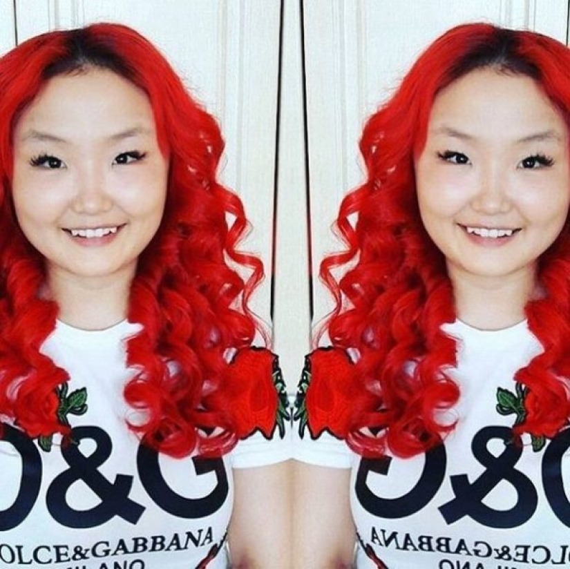 Una chica de Yakutia con cejas de media cara mostró cómo se ve sin maquillaje Una chica de Yakutia con cejas de media cara mostró cómo se ve sin maquillaje