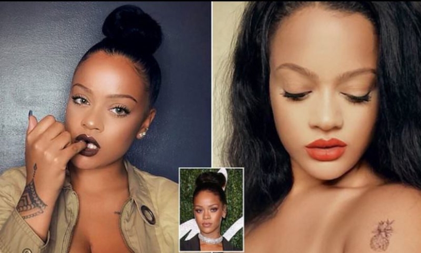 Una copia que quiere convertirse en original: por qué el doble de Rihanna no tiene felicidad en su vida personal Una copia que quiere convertirse en original: por qué el doble de Rihanna no tiene felicidad en su vida personal