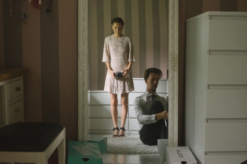 Una excelente manera de ahorrar dinero: una fotógrafa estonia filmó su boda ella misma