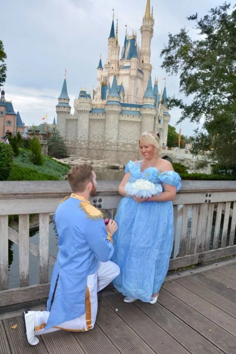Una historia de amor: los recién casados organizaron una boda elegante al estilo de Disney Una historia de amor: los recién casados organizaron una boda elegante al estilo de Disney