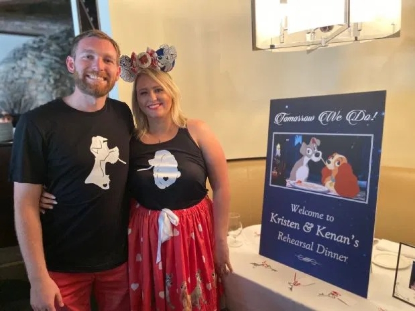 Una historia de amor: los recién casados organizaron una boda elegante al estilo de Disney Una historia de amor: los recién casados organizaron una boda elegante al estilo de Disney