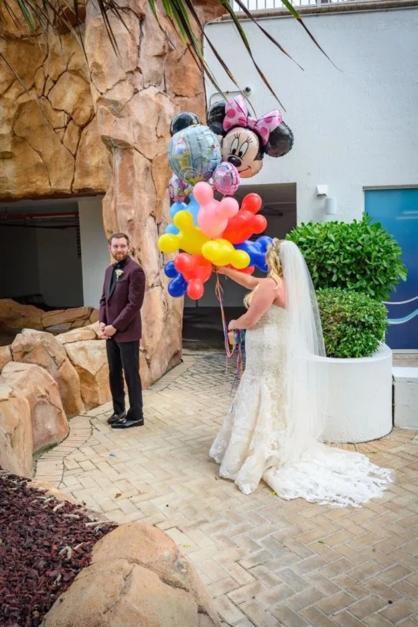 Una historia de amor: los recién casados organizaron una boda elegante al estilo de Disney Una historia de amor: los recién casados organizaron una boda elegante al estilo de Disney