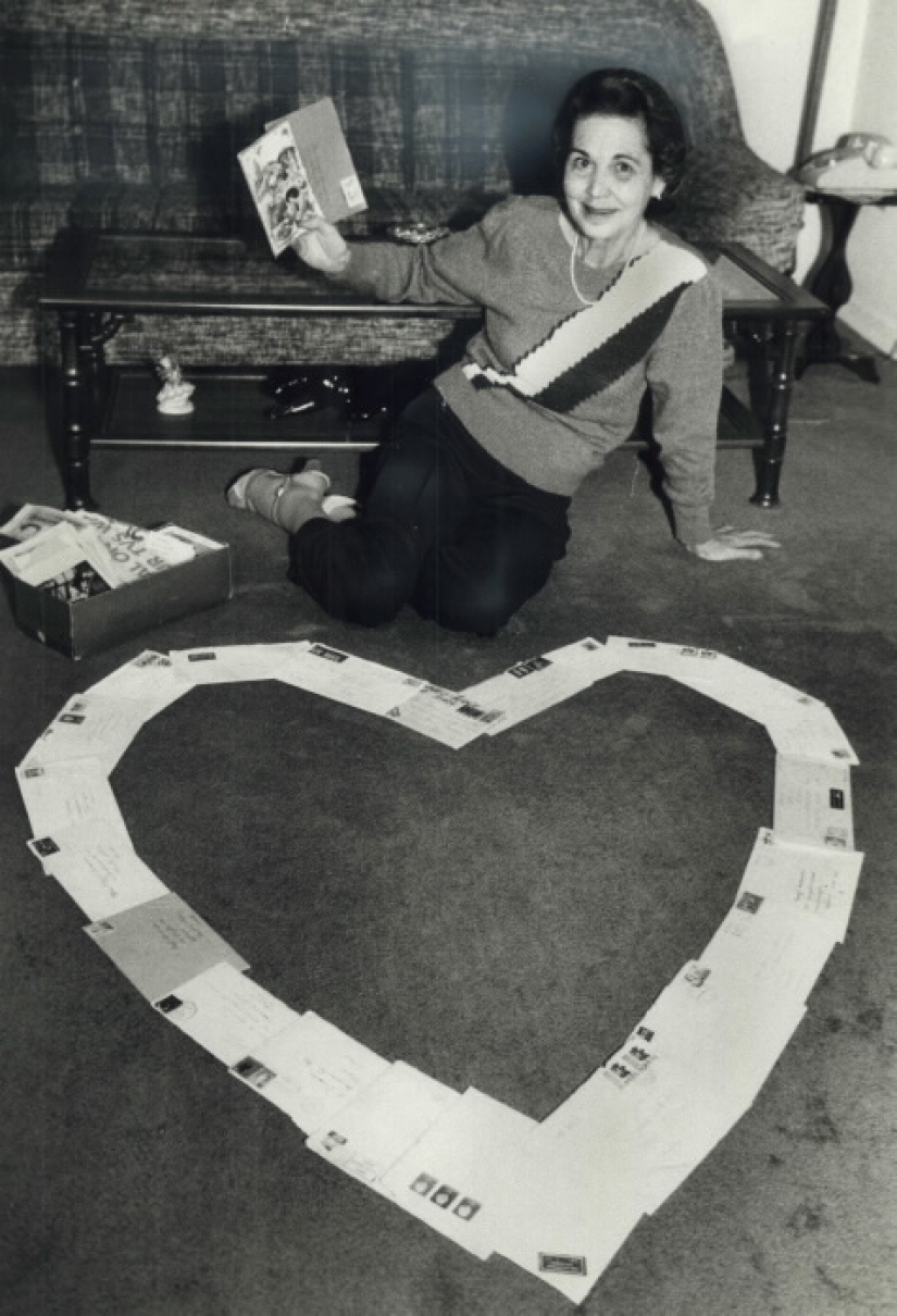 Una historia maravillosa para el día de San Valentín: durante 60 años, una mujer recibió postales de un admirador secreto todos los años