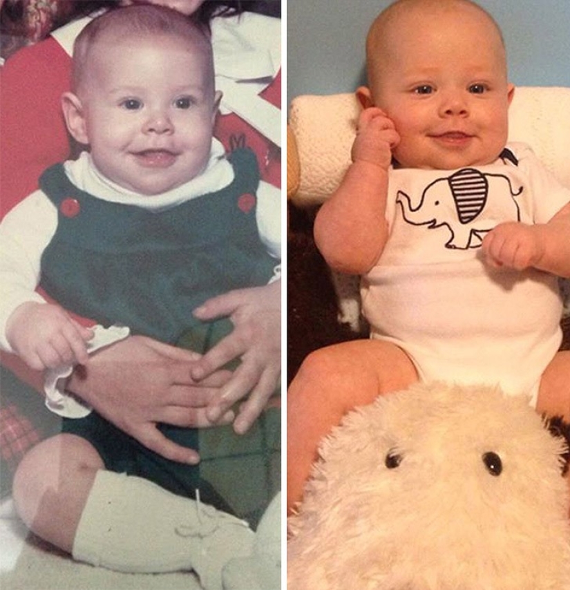 Una manzana de un manzano: padres e hijos a la misma edad