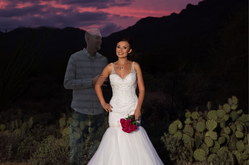 Una niña "se casó" con un novio muerto: una sesión de fotos de boda que te hará llorar